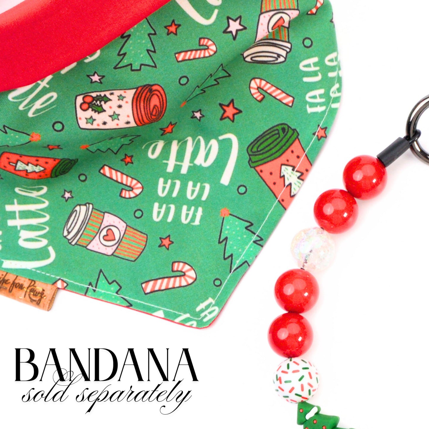 beaded dog necklace Christmas Tree Beaded Dog Collar by Life for Pawz ā Handmade for pets