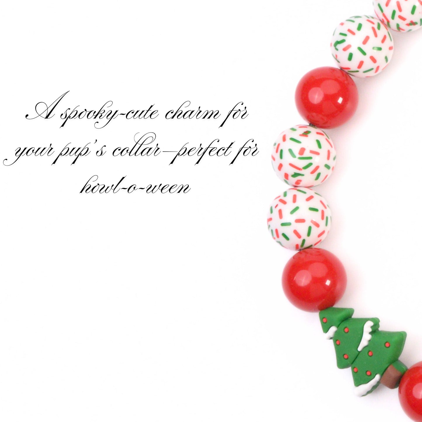 beaded dog necklace Christmas Truck Beaded Dog Collar by Life for Pawz – Handmade for pets