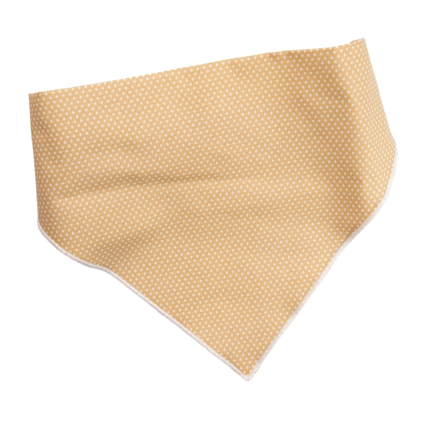 Dog bandana Beige Polka Dot Embroidered Scrunchie Dog Bandana - Life for Pawz -