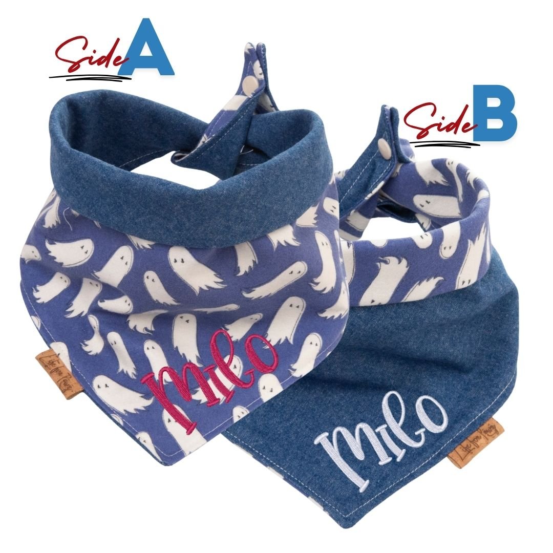 Blue Ghost Parade by Life for Pawz – Handmade for pets