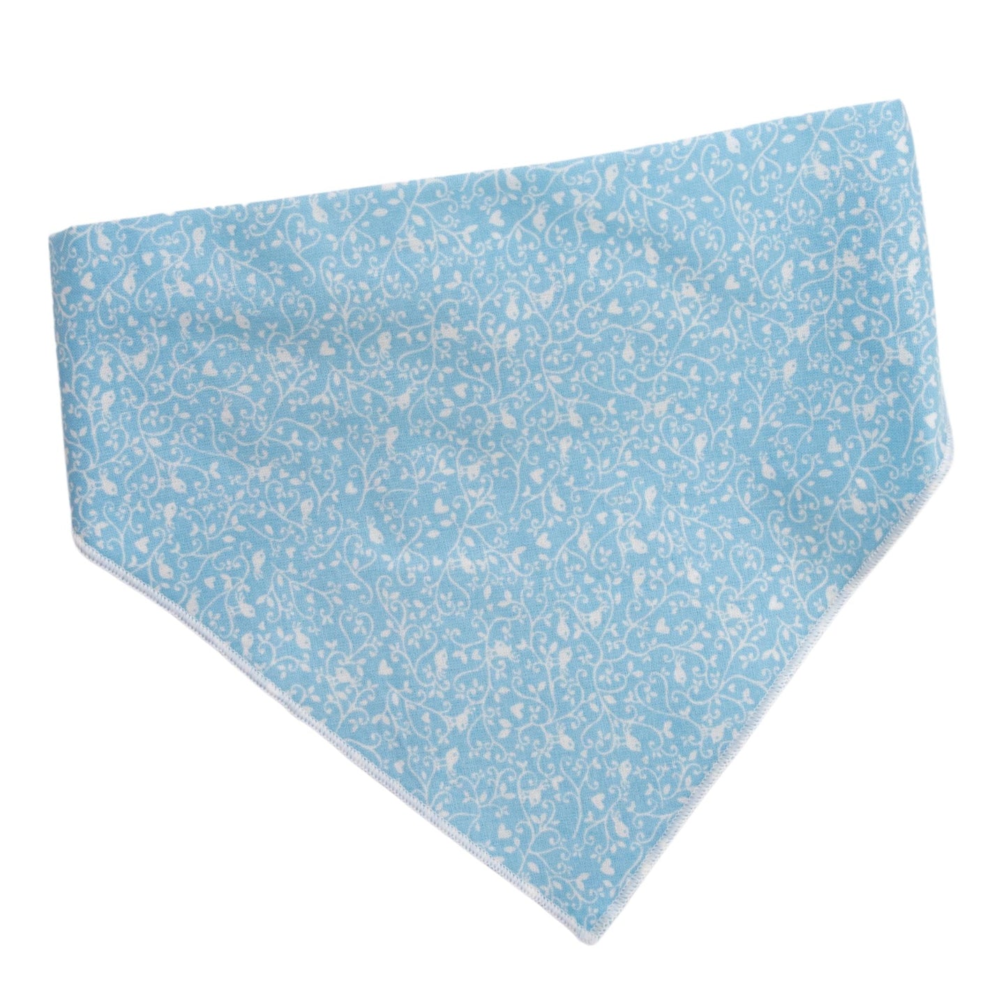 Dog bandana Blue Swirl Embroidered Scrunchie Dog Bandana - Life for Pawz -