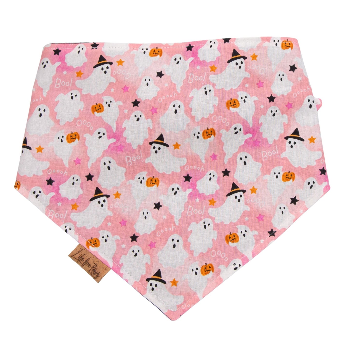 Bone Clasp Boo Crew Pink by Life for Pawz – Handmade for pets
