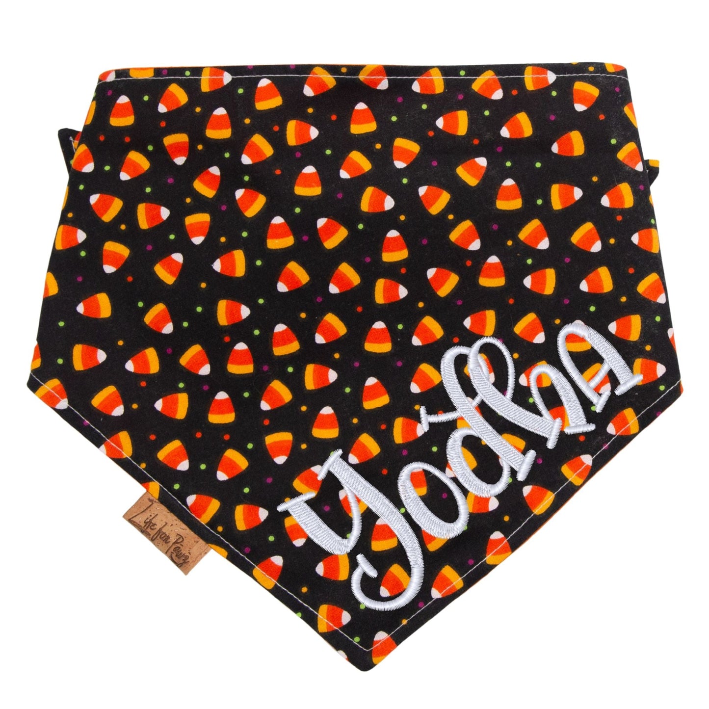 Bone Clasp Candy Corn Craze by Life for Pawz – Handmade for pets