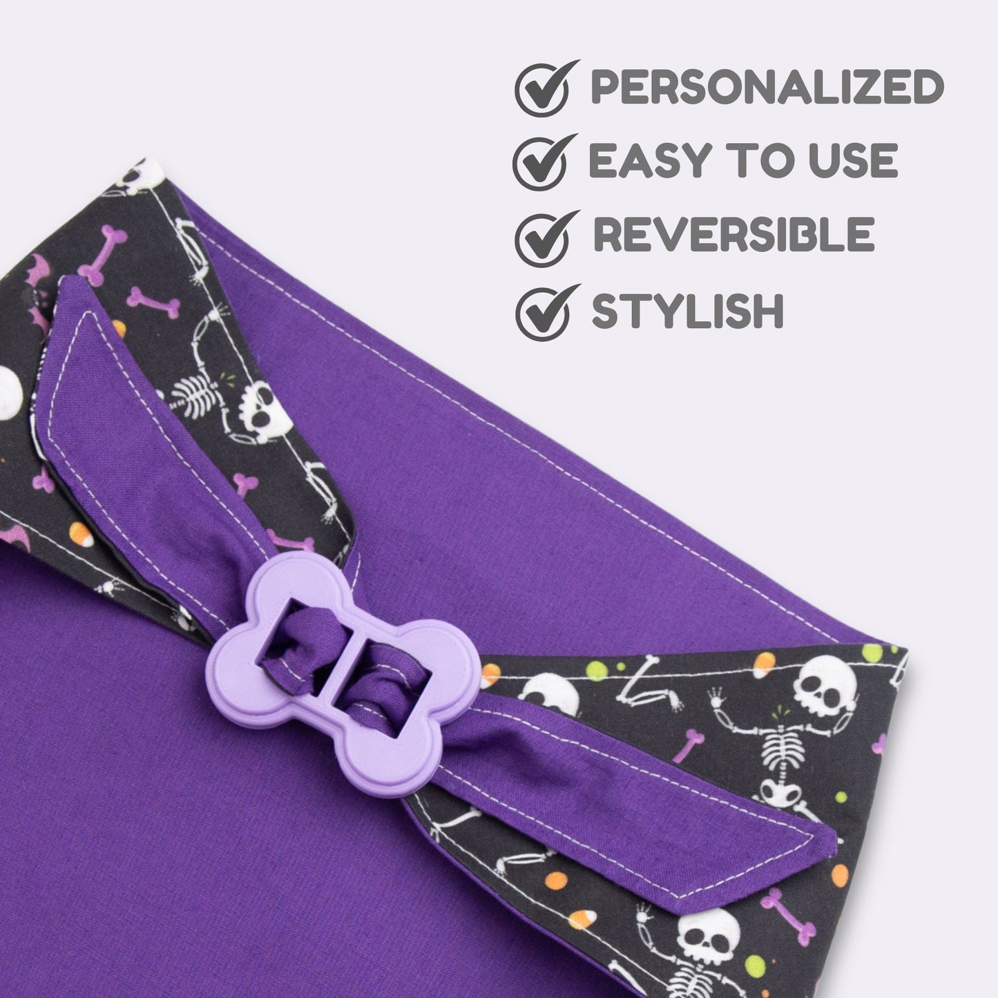 Bone Clasp Dancing Bones by Life for Pawz – Handmade for pets