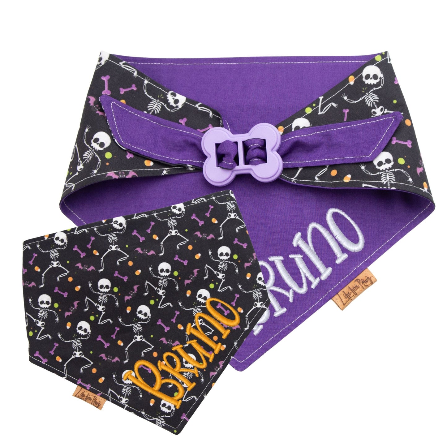 Bone Clasp Dancing Bones by Life for Pawz – Handmade for pets