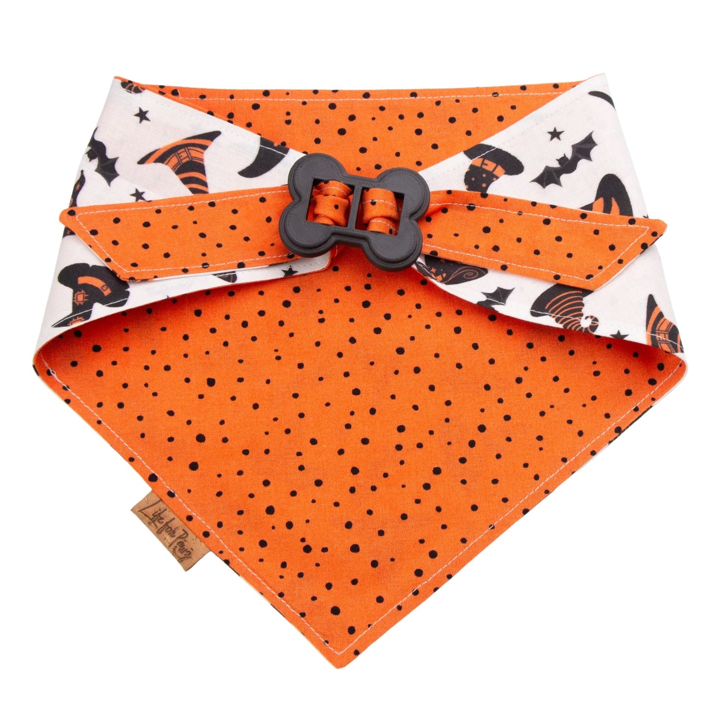 Bone Clasp Witchy Dots by Life for Pawz – Handmade for pets