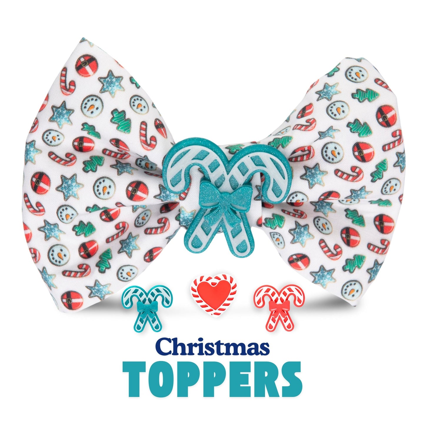Bowtie Candy Cane Bowtie by Life for Pawz – Handmade for pets