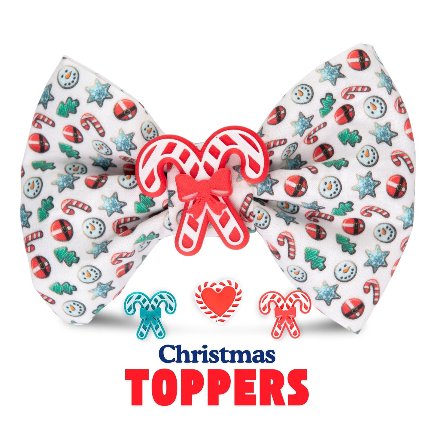 Bowtie Candy Cane Bowtie by Life for Pawz – Handmade for pets
