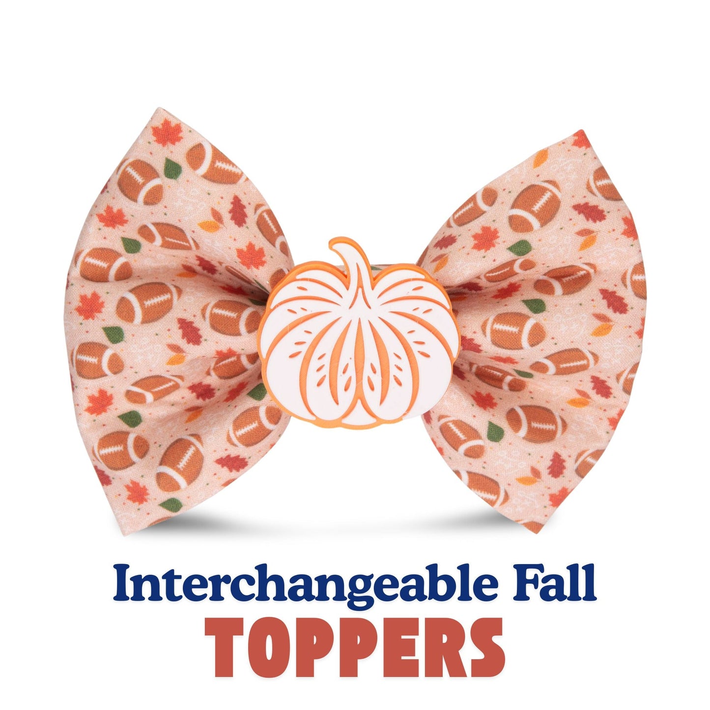 Bowtie Fall Football Bowtie by Life for Pawz – Handmade for pets