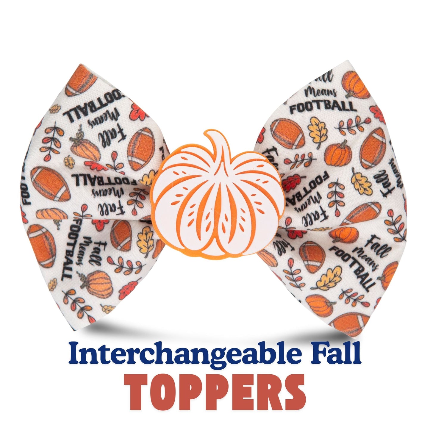 Bowtie Fall Football Text Bowtie by Life for Pawz – Handmade for pets