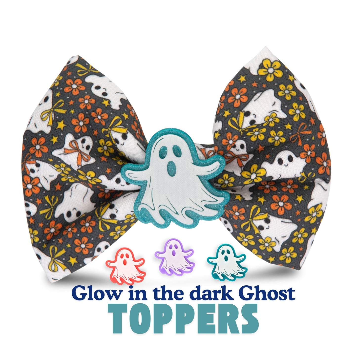 Bowtie Glow - in - the - Dark Ghost Bowtie by Life for Pawz – Handmade for pets
