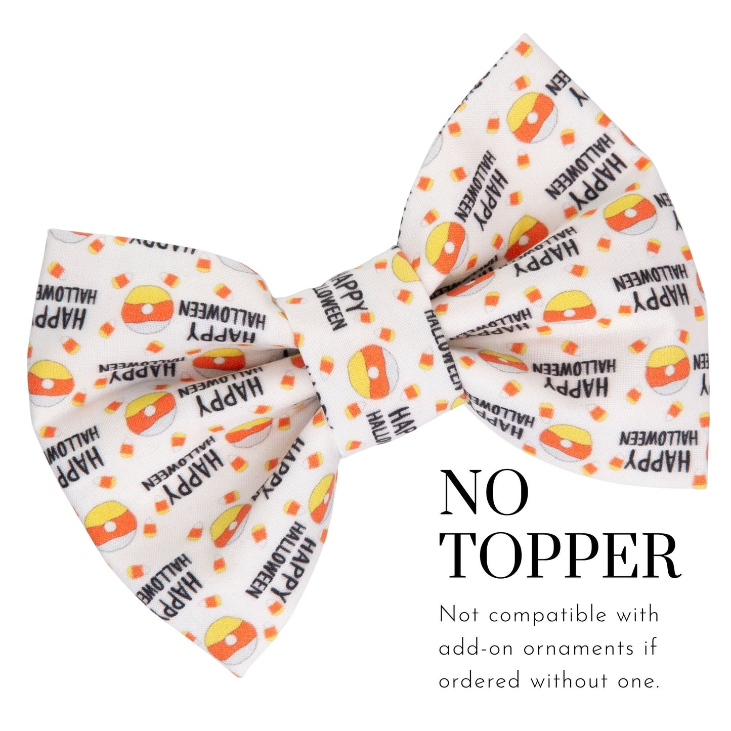 Bowtie Happy Halloween Candy Corn Bowtie by Life for Pawz – Handmade for pets