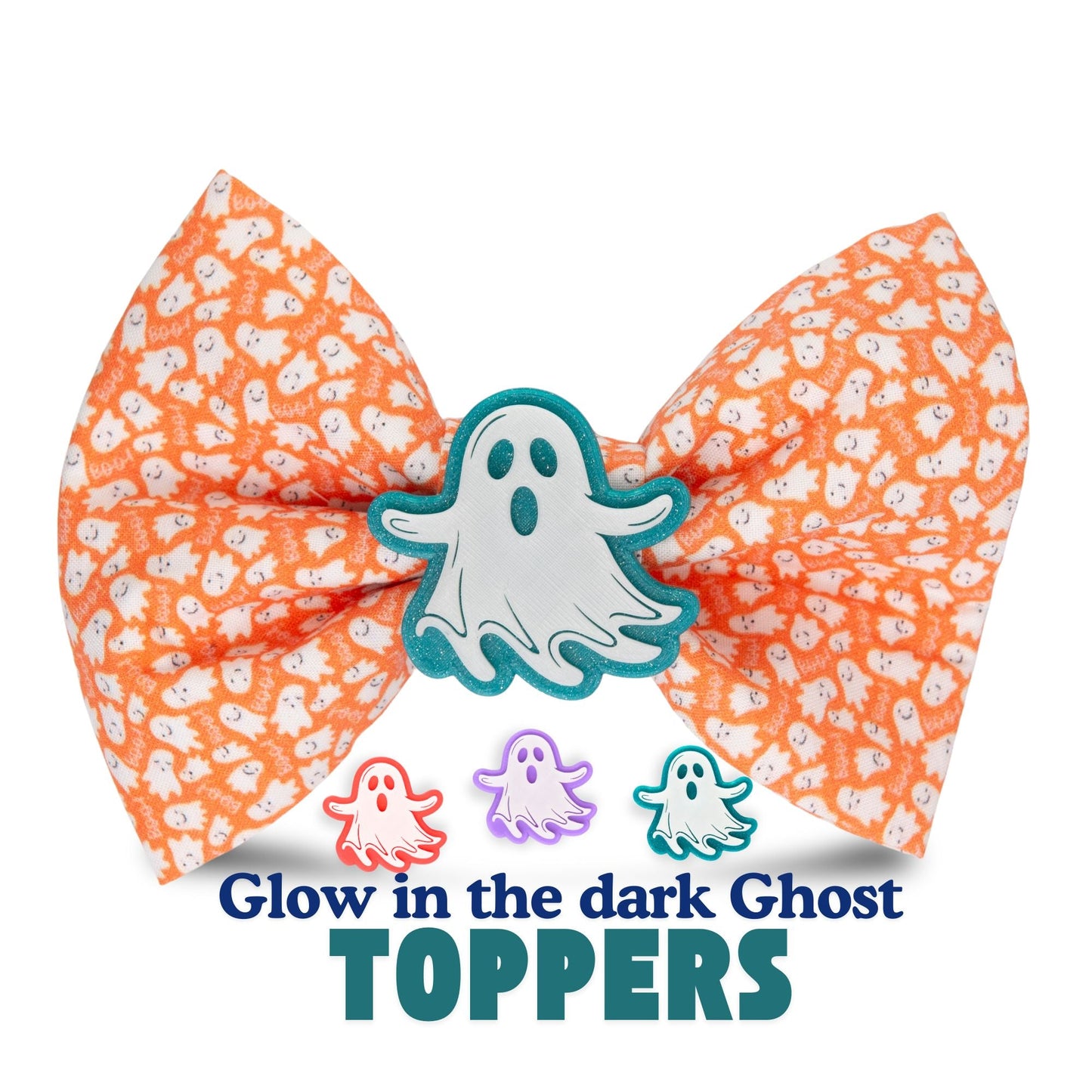 Bowtie Mini Ghost Orange Bowtie by Life for Pawz – Handmade for pets