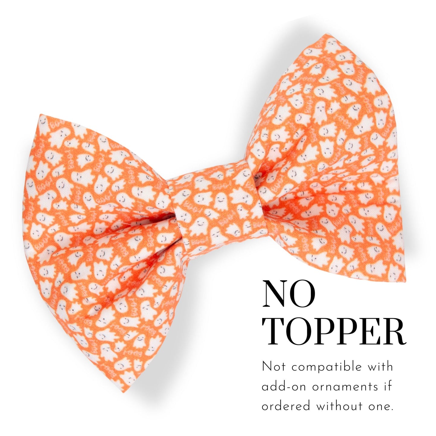 Bowtie Mini Ghost Orange Bowtie by Life for Pawz – Handmade for pets