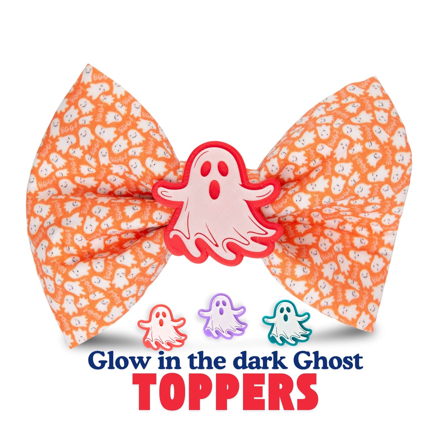 Bowtie Mini Ghost Orange Bowtie by Life for Pawz – Handmade for pets