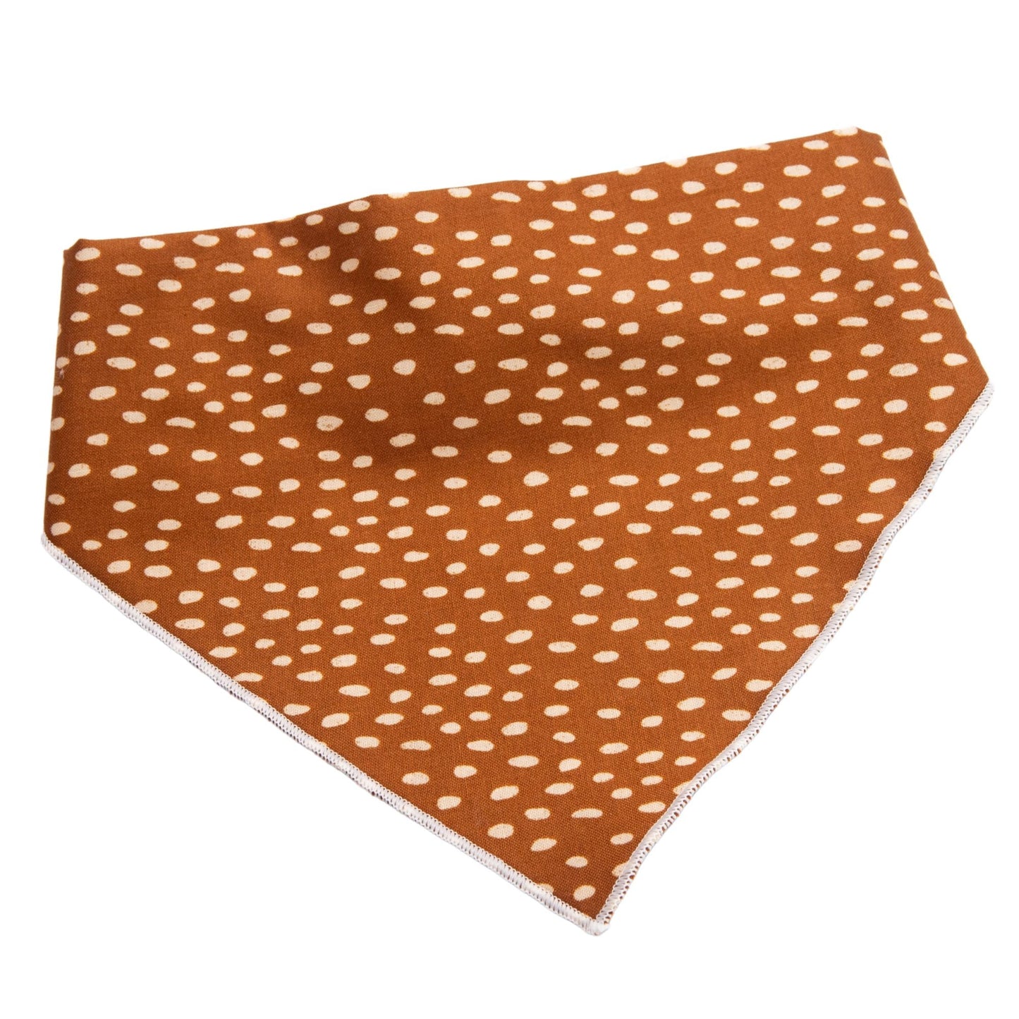 Dog bandana Brown Speckle Embroidered Scrunchie Dog Bandana - Life for Pawz -
