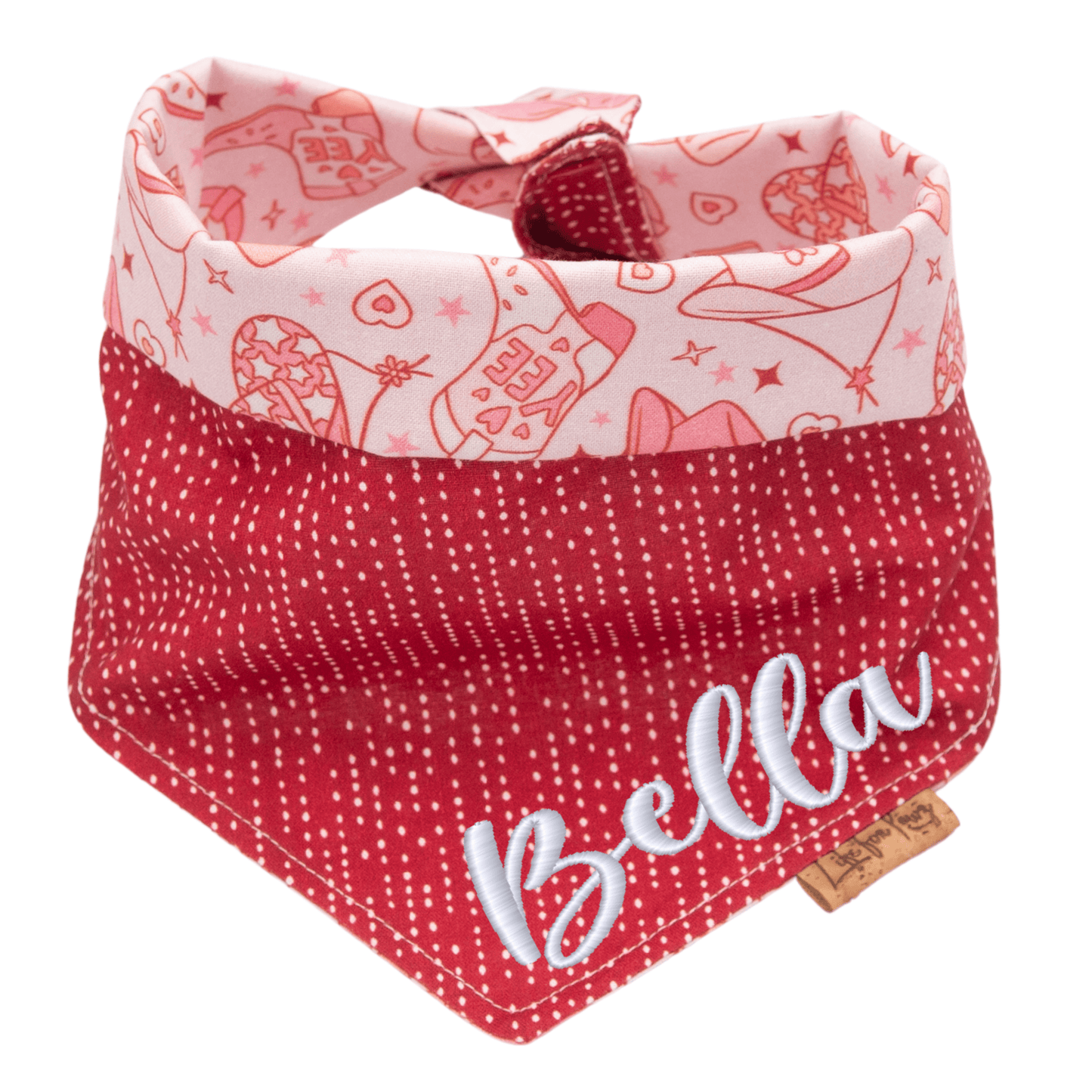 Dog bandana Cowboy Cowgirl Dog Outfit Reversible Dog Bandana - Life for Pawz - Reversible Dog Bandana