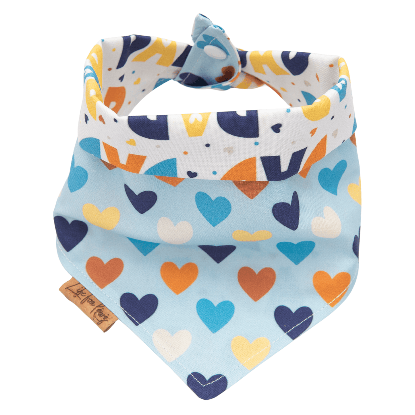 Dog bandana Custom Father’s Day Dog Bandana - Life for Pawz - Reversible Dog Bandana