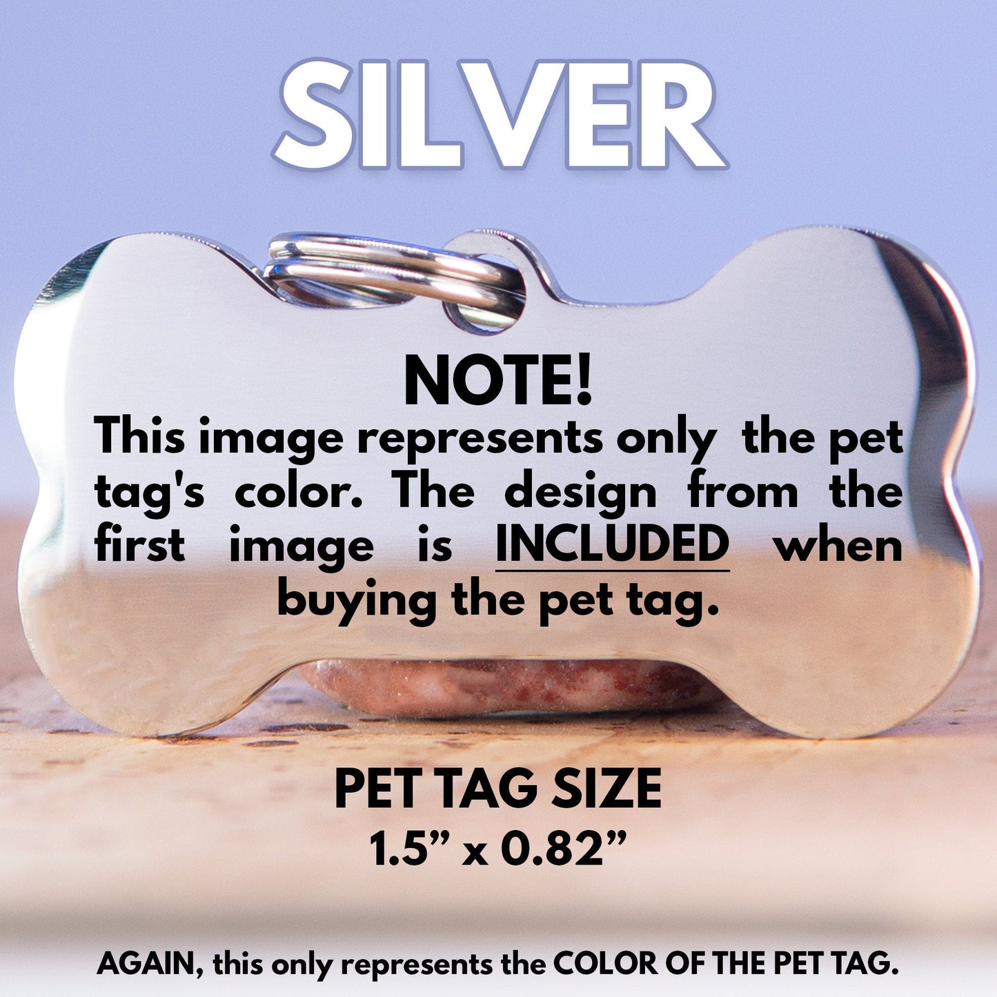 Dog Tag Engraved Moon & Butterfly Pet ID Tag - Charming Gift for Dog Lovers, Custom Stainless Steel, Durable, Waterproof, with Fast Shipping by Life for Pawz – Handmade for pets