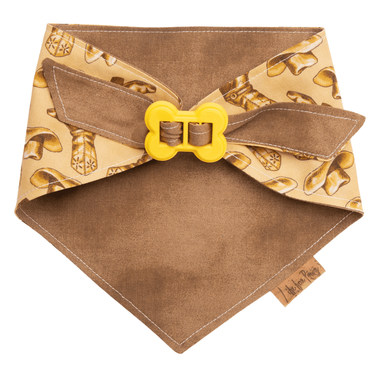 Dog bandana Easy Tie Cowboy Dog Bandana - Life for Pawz - Bone Clasp
