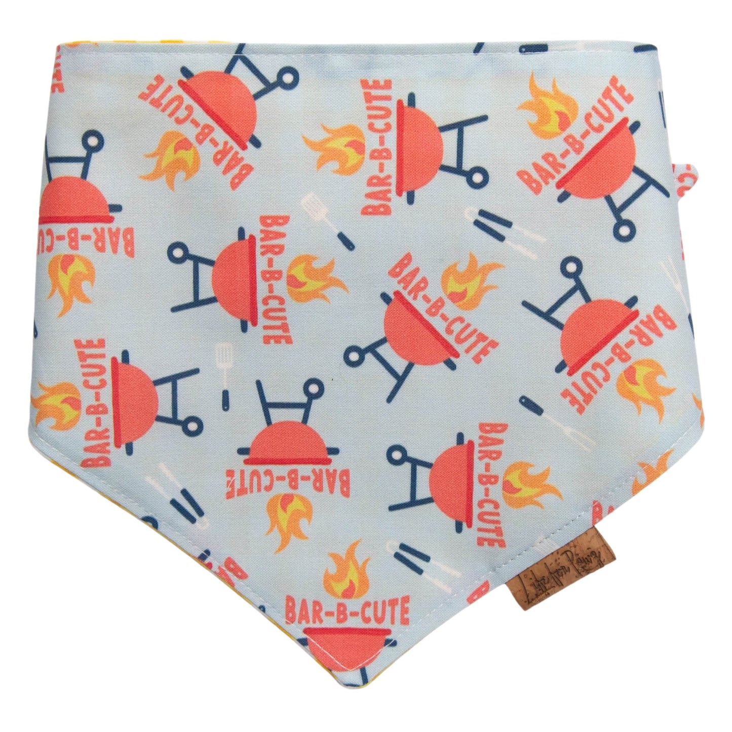Dog bandana Reversible BAR - B - CUTE Dog Bandana - Life for Pawz - Bone Clasp