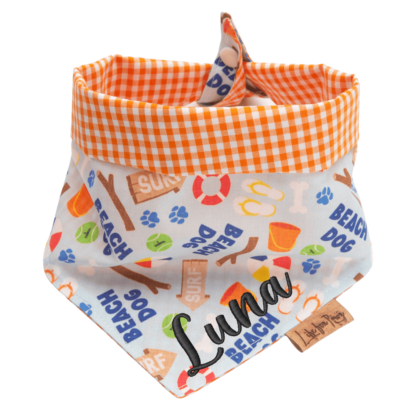 Dog bandana Reversible Beach Dog Bandana - Life for Pawz - Reversible Dog Bandana
