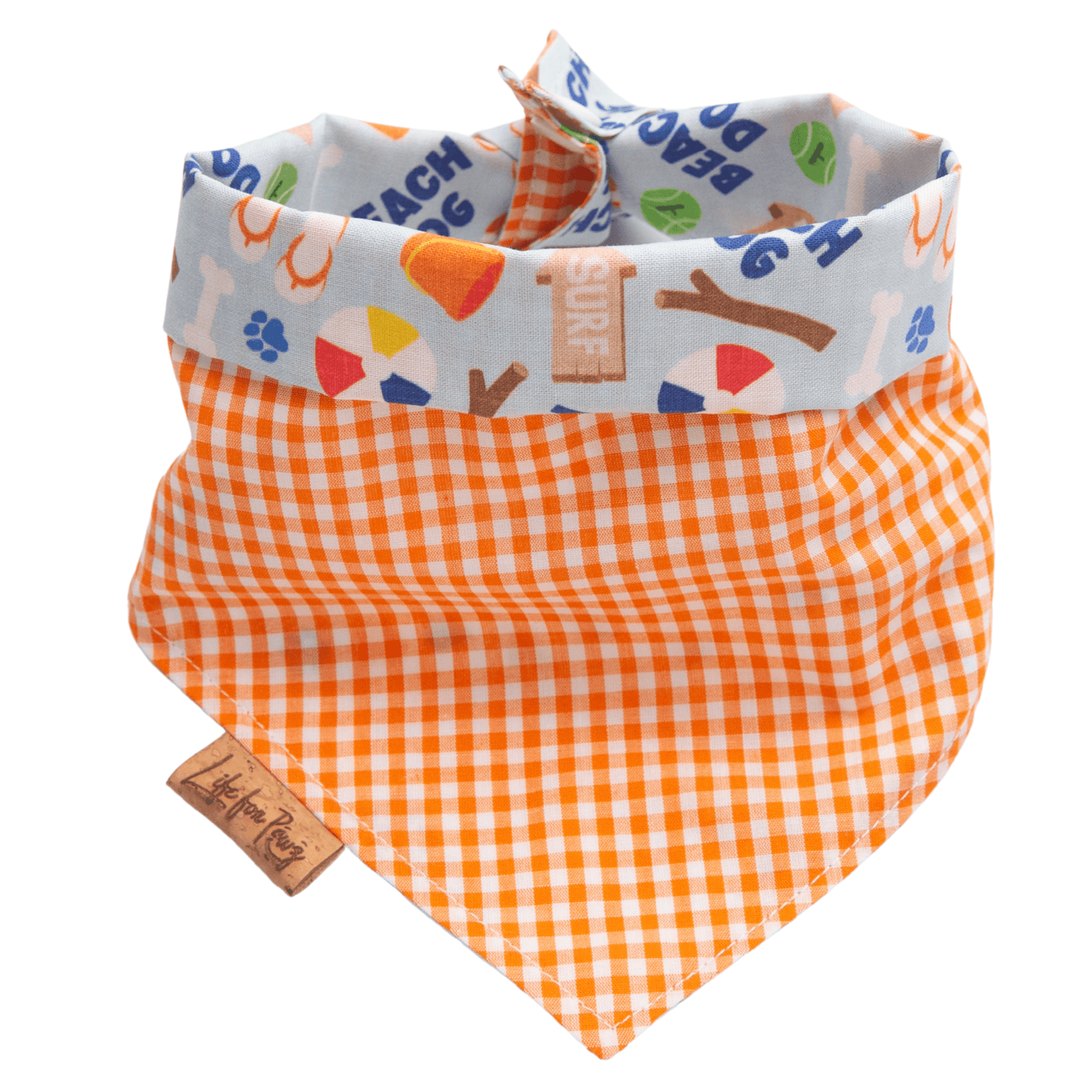 Dog bandana Reversible Beach Dog Bandana - Life for Pawz - Reversible Dog Bandana