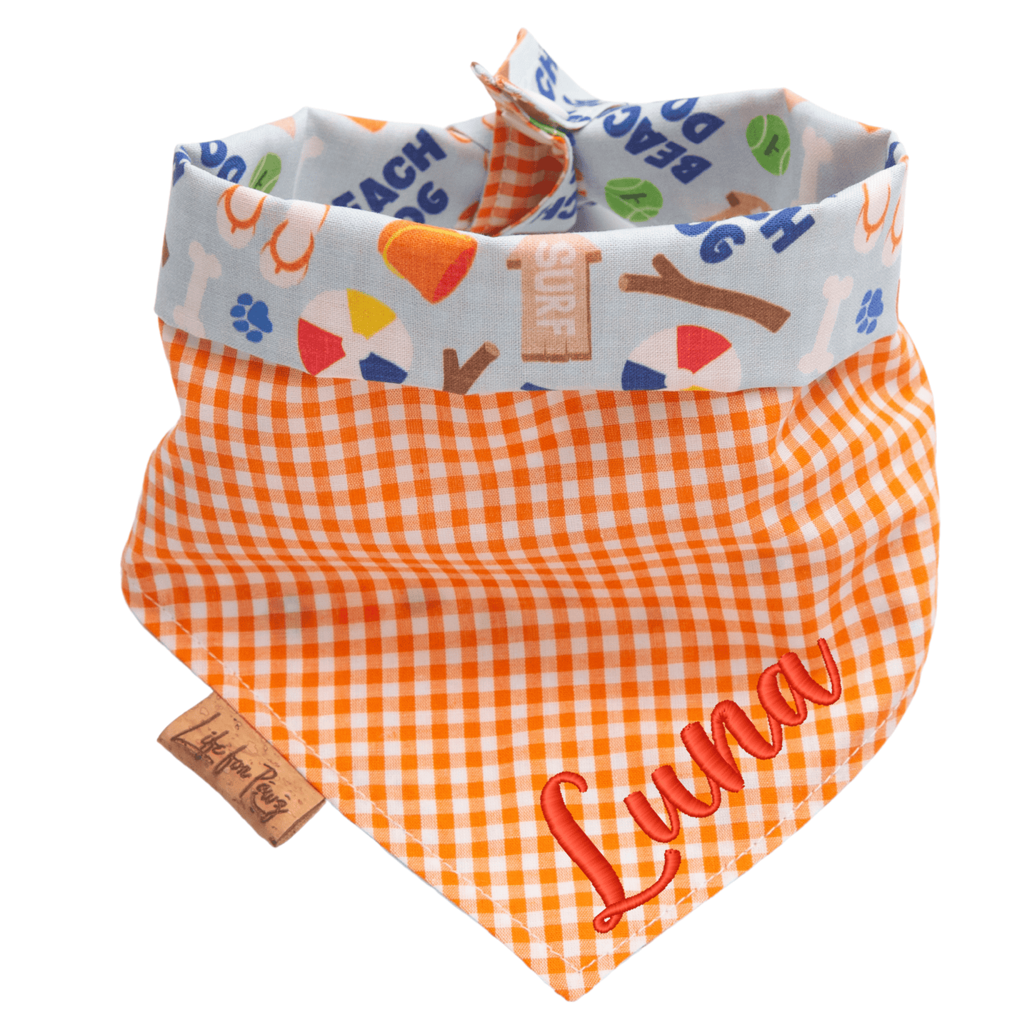 Dog bandana Reversible Beach Dog Bandana - Life for Pawz - Reversible Dog Bandana