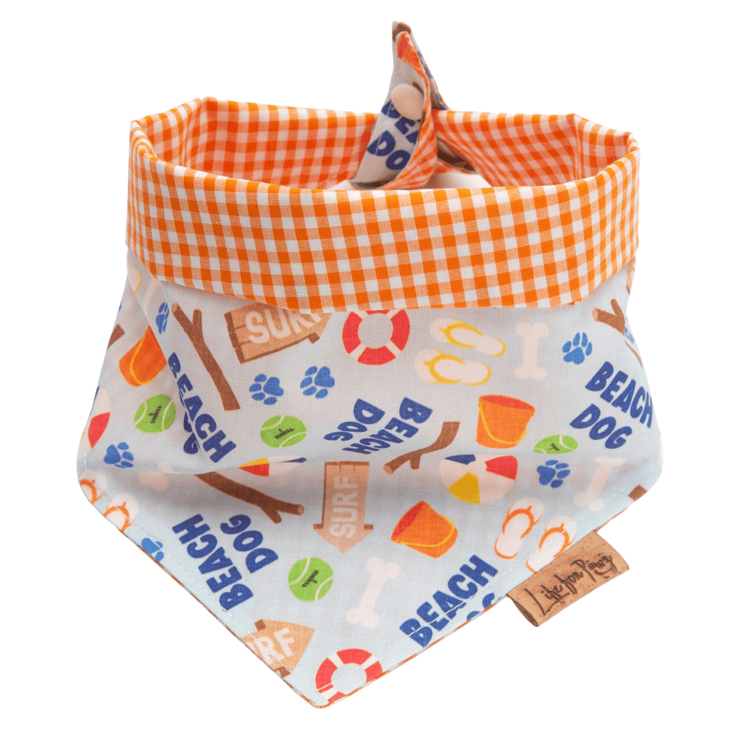 Dog bandana Reversible Beach Dog Bandana - Life for Pawz - Reversible Dog Bandana