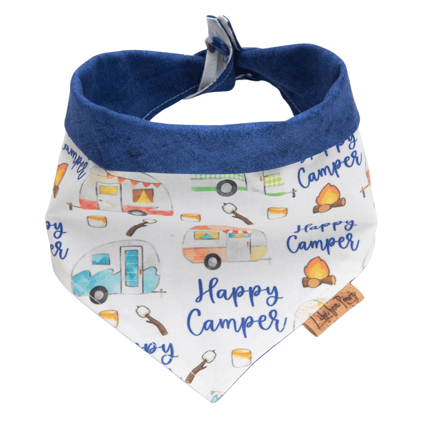 Dog bandana Reversible Happy Camper Dog Bandana - Life for Pawz - Reversible Dog Bandana