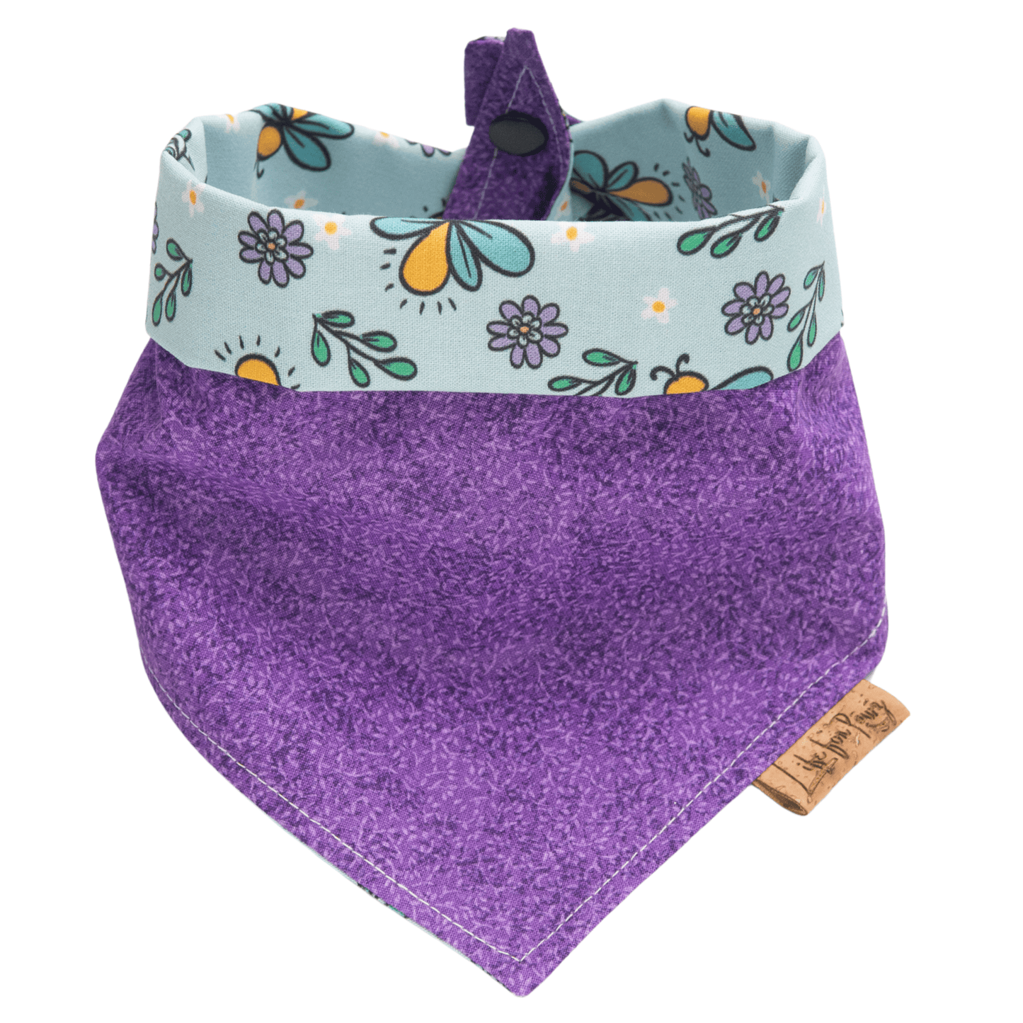 Dog bandana Reversible Honeybee Floral Dog Bandana - Life for Pawz - Reversible Dog Bandana