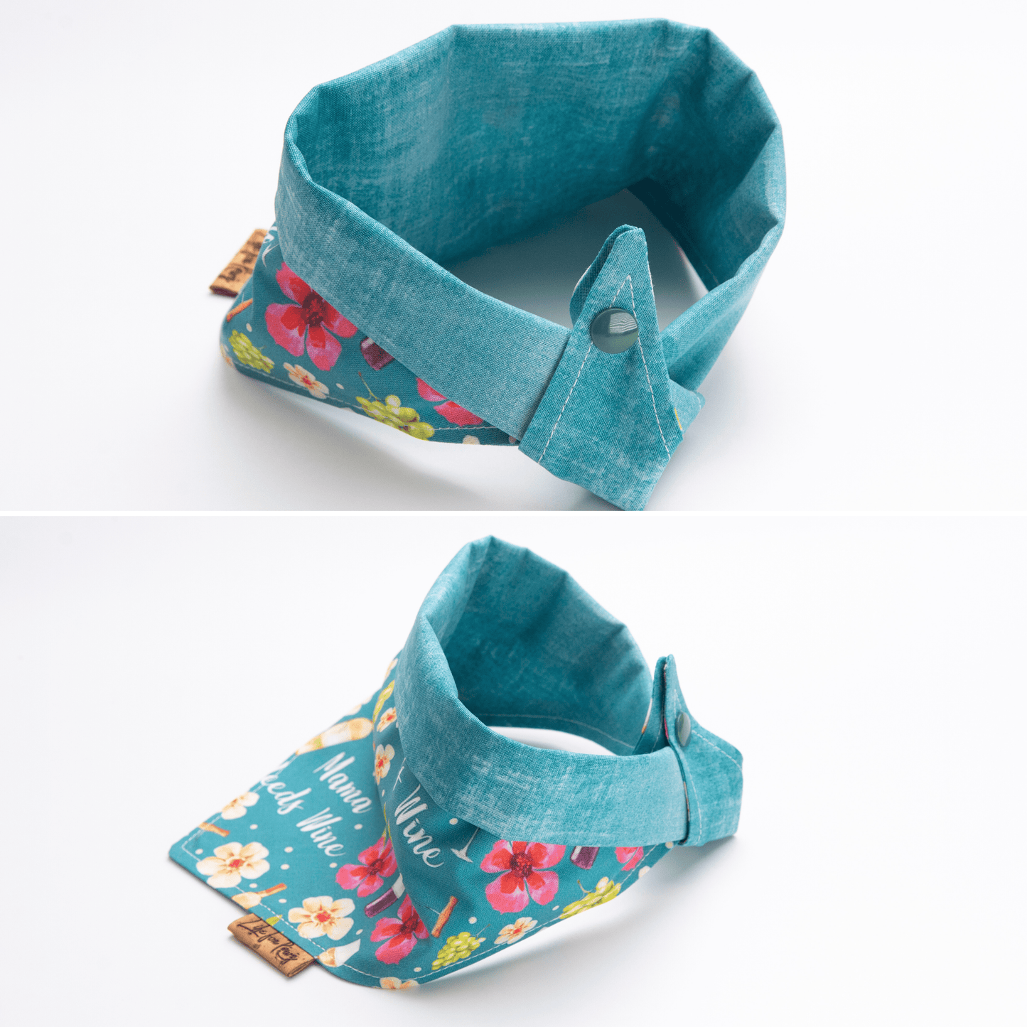 Dog bandana Reversible Mama Needs Wine Dog Bandana - Life for Pawz - Reversible Dog Bandana