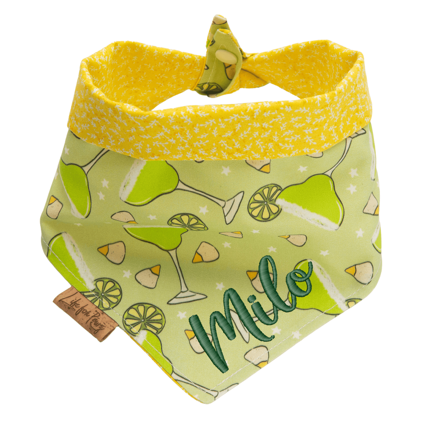 Dog bandana Reversible Margarita Dog Bandana - Life for Pawz - Reversible Dog Bandana