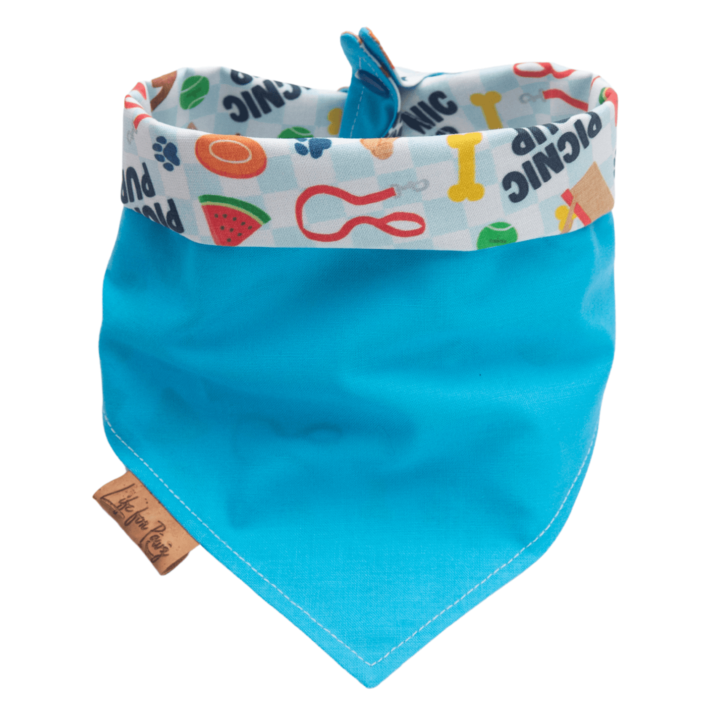 Dog bandana Reversible Picnic Pup Dog Bandana - Life for Pawz - Reversible Dog Bandana
