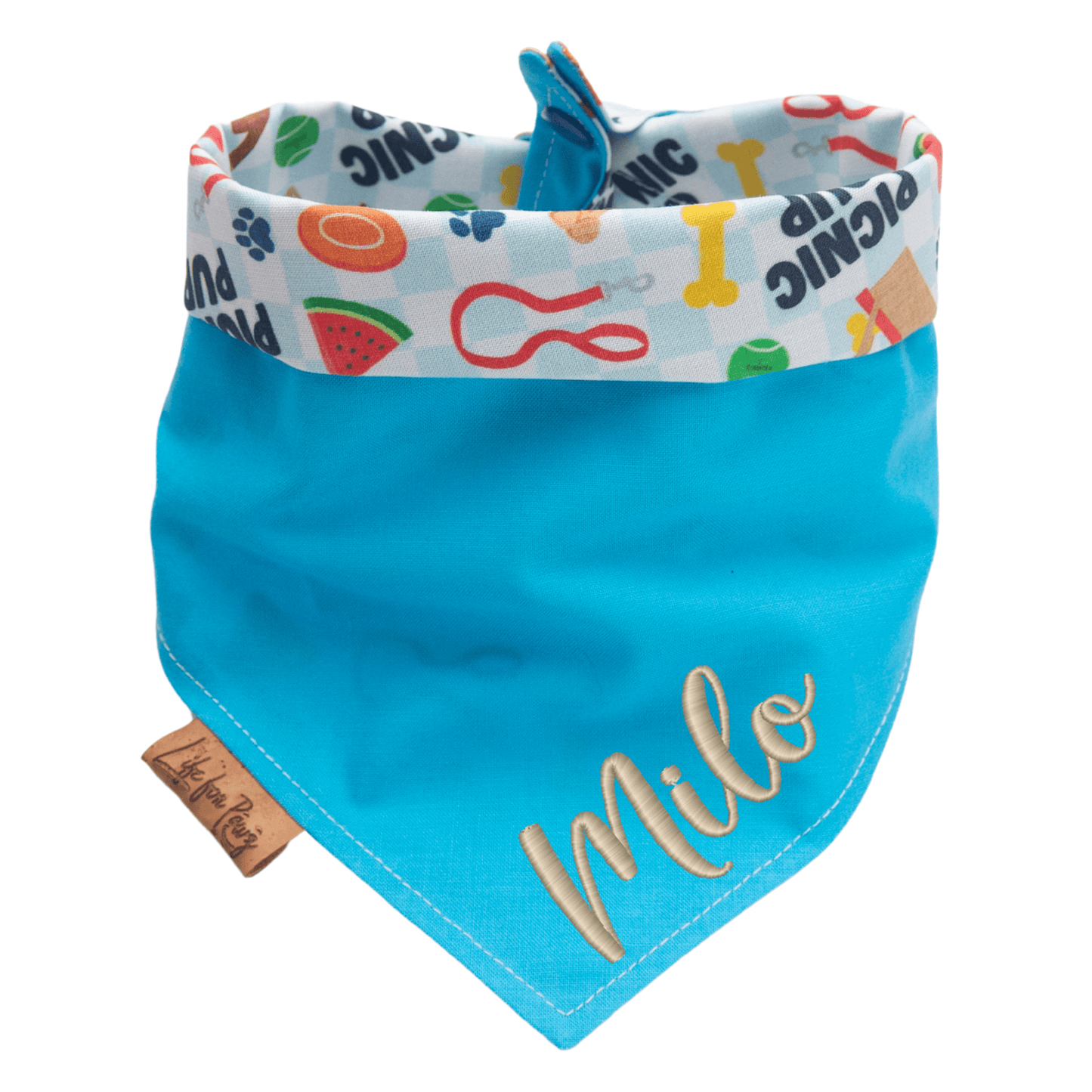 Dog bandana Reversible Picnic Pup Dog Bandana - Life for Pawz - Reversible Dog Bandana