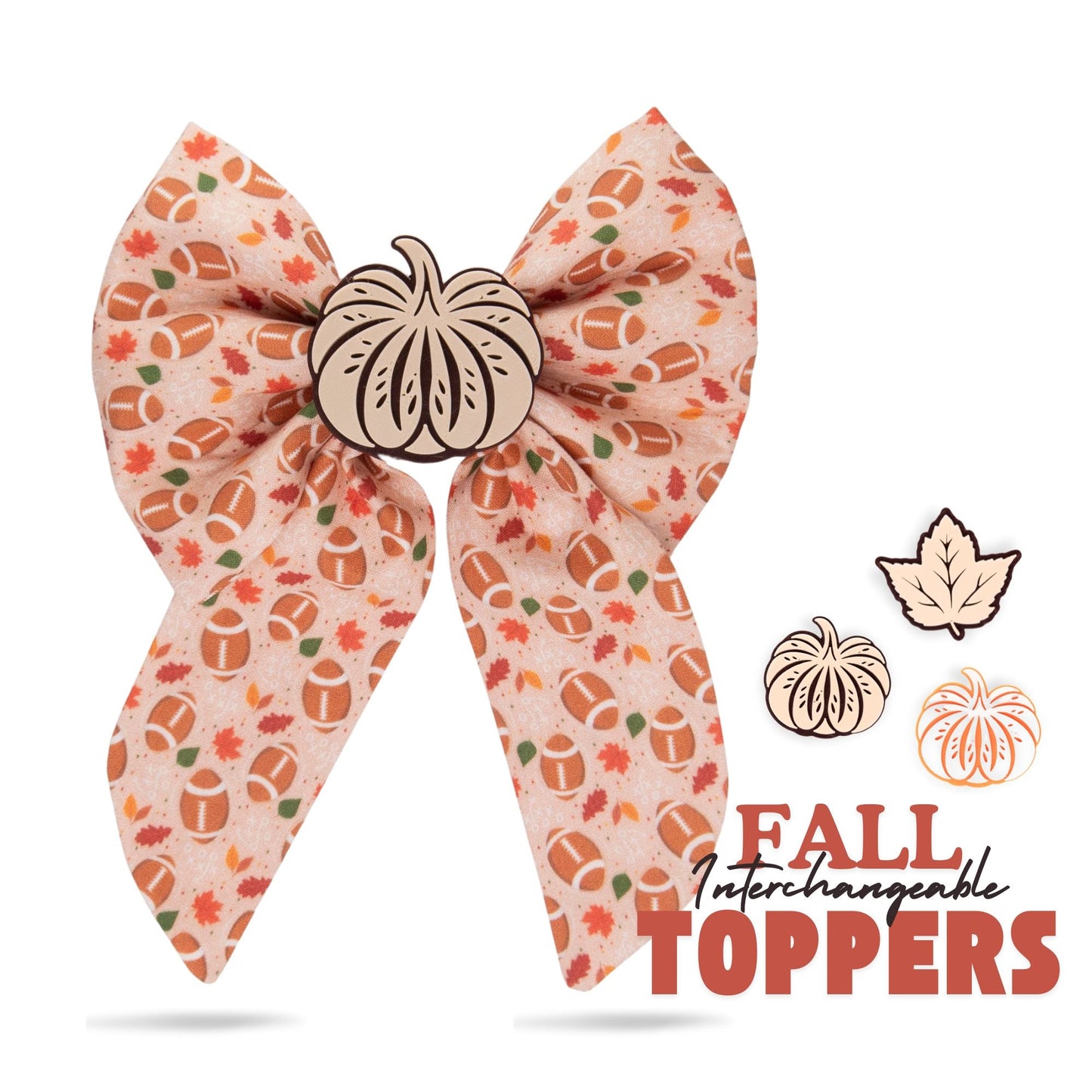 Sailor Bow Fall Football Sailor Bow by Life for Pawz – Handmade for pets