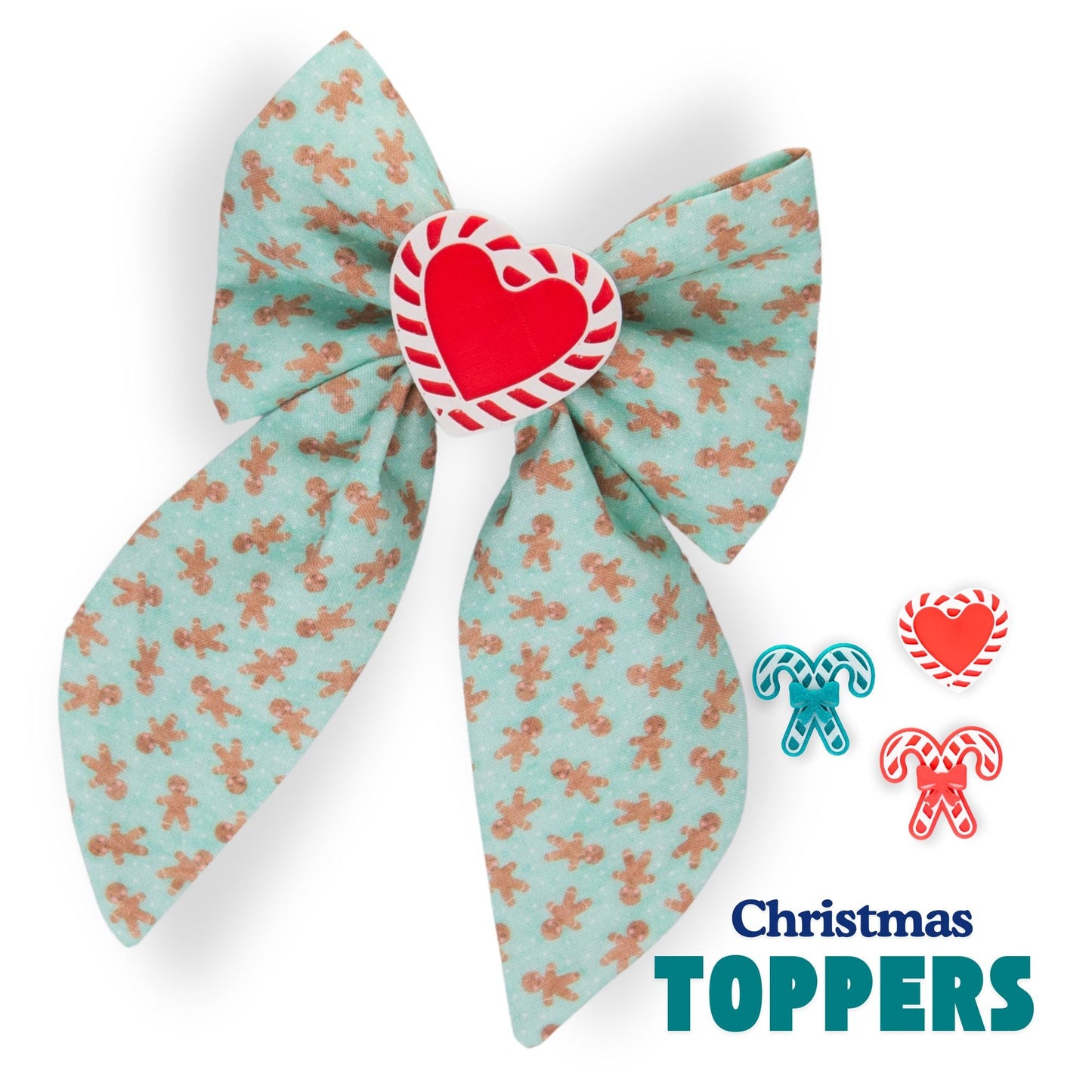 Sailor Bow Gingerbread Holiday Sailor Bow by Life for Pawz – Handmade for pets