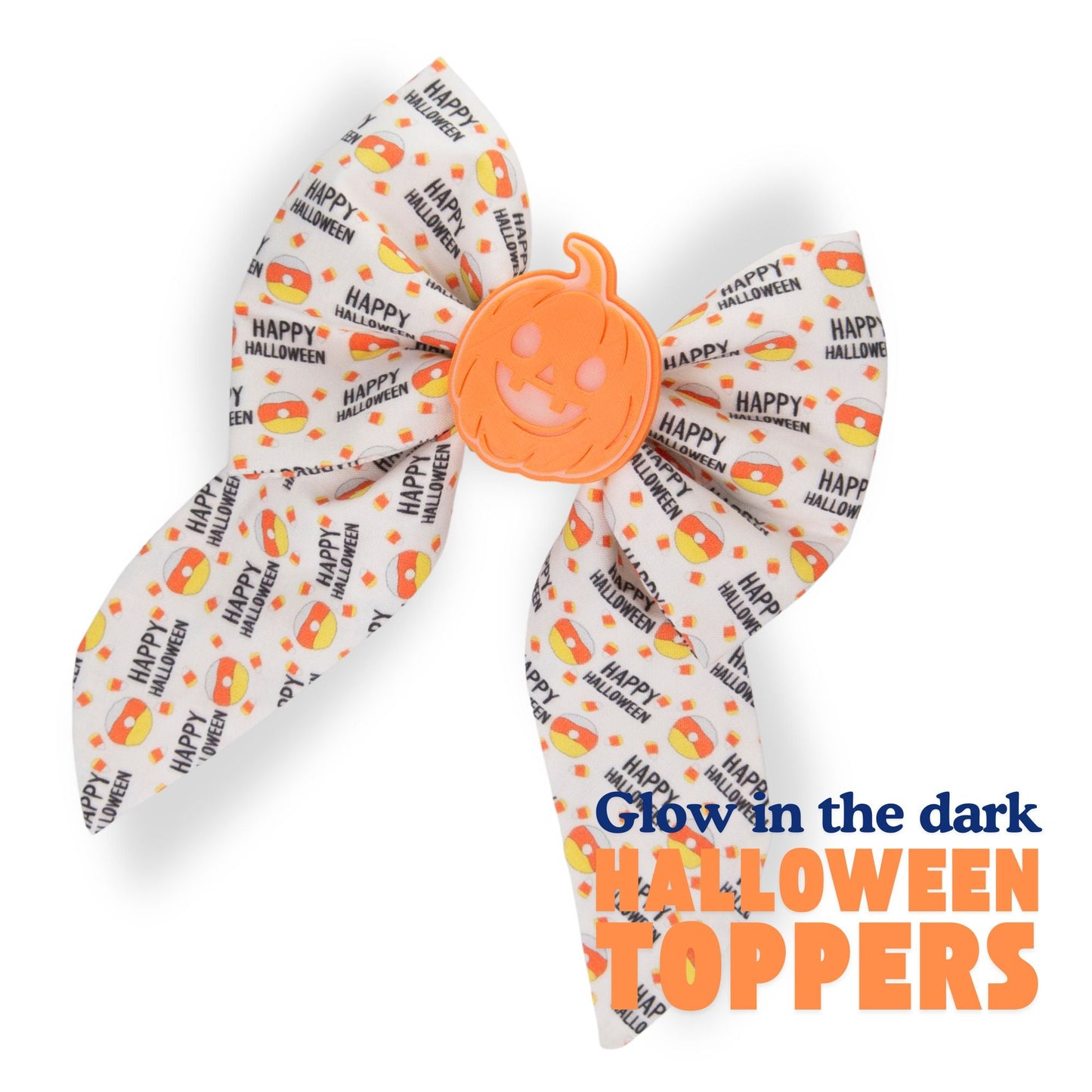 Sailor Bow Happy Halloween Candy Corn Sailor Bow by Life for Pawz – Handmade for pets