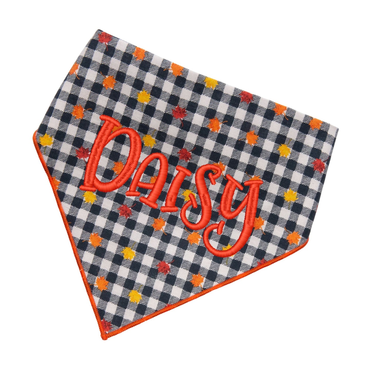 Scrunchie Bandanas Autumn Gingham by Life for Pawz – Handmade for pets