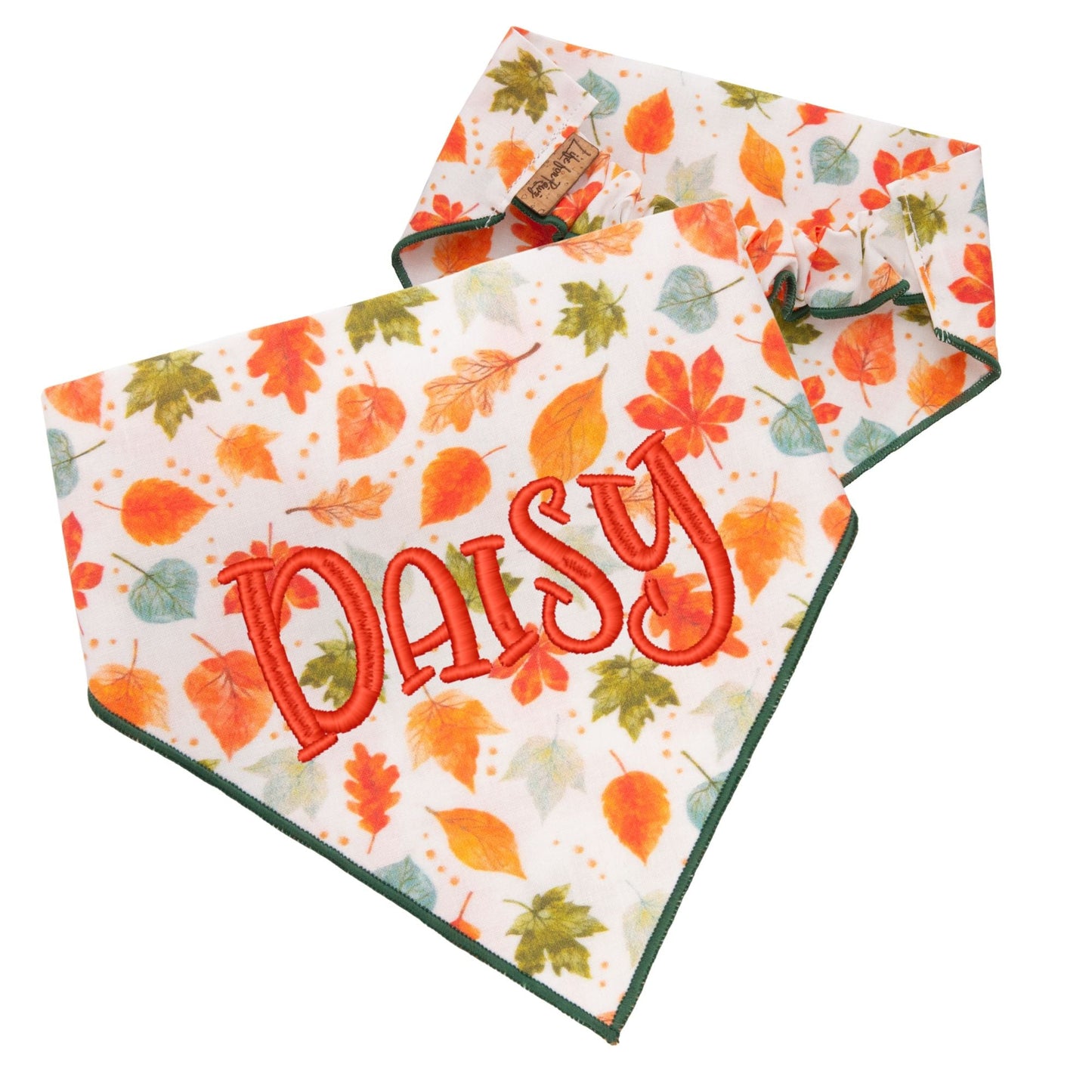 Scrunchie Bandanas Autumn Leaves by Life for Pawz – Handmade for pets