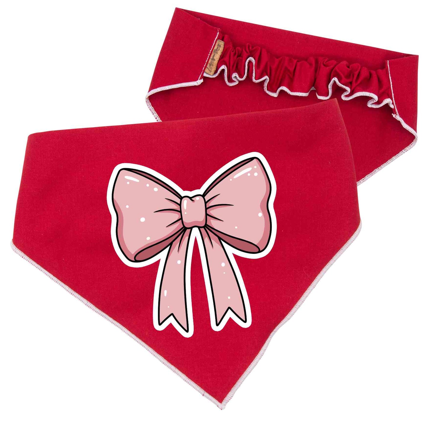 Scrunchie Bandanas Bow Scrunchie Bandana by Life for Pawz – Handmade for pets