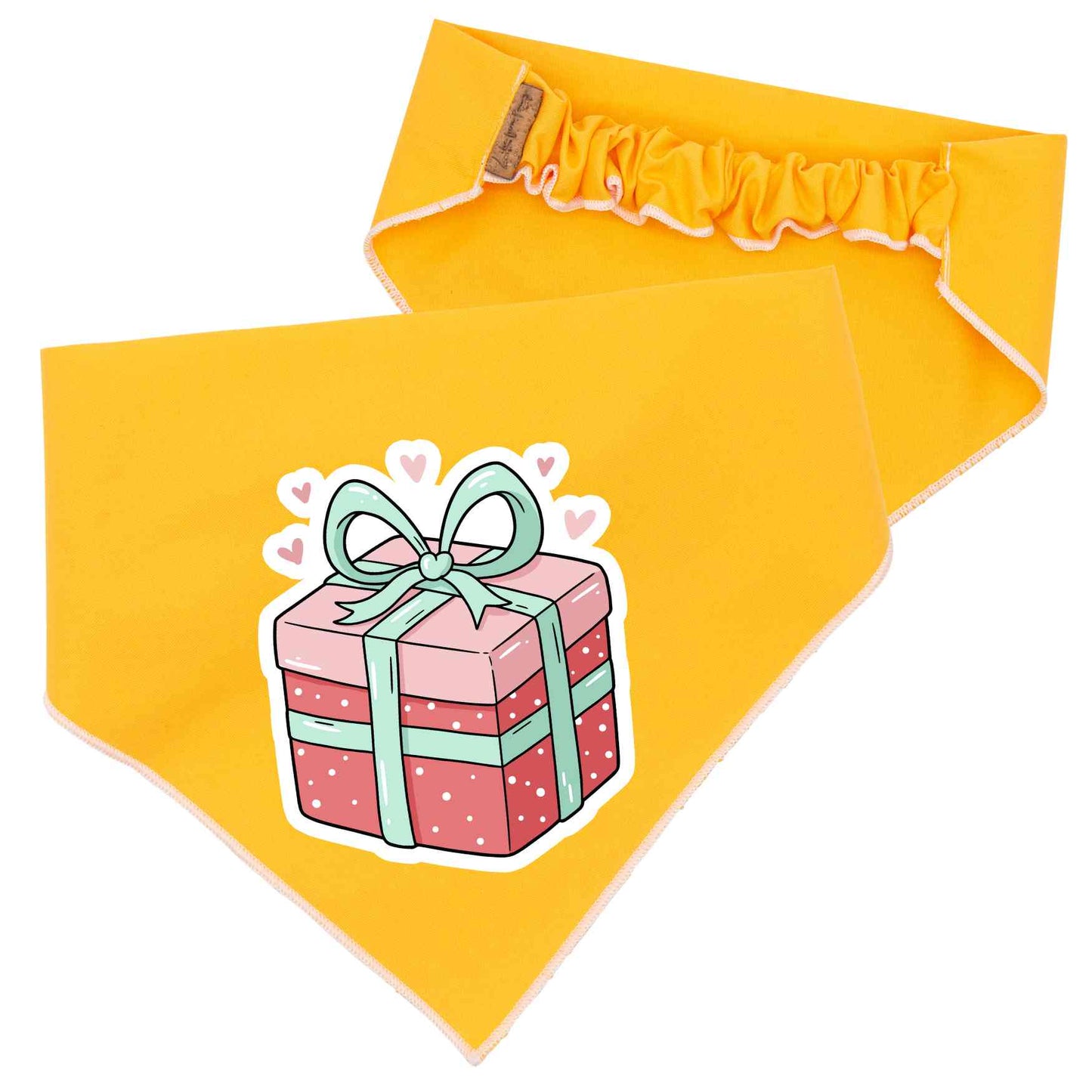 Scrunchie Bandanas Christmas Gift Box Scrunchie Dog Bandana by Life for Pawz – Handmade for pets