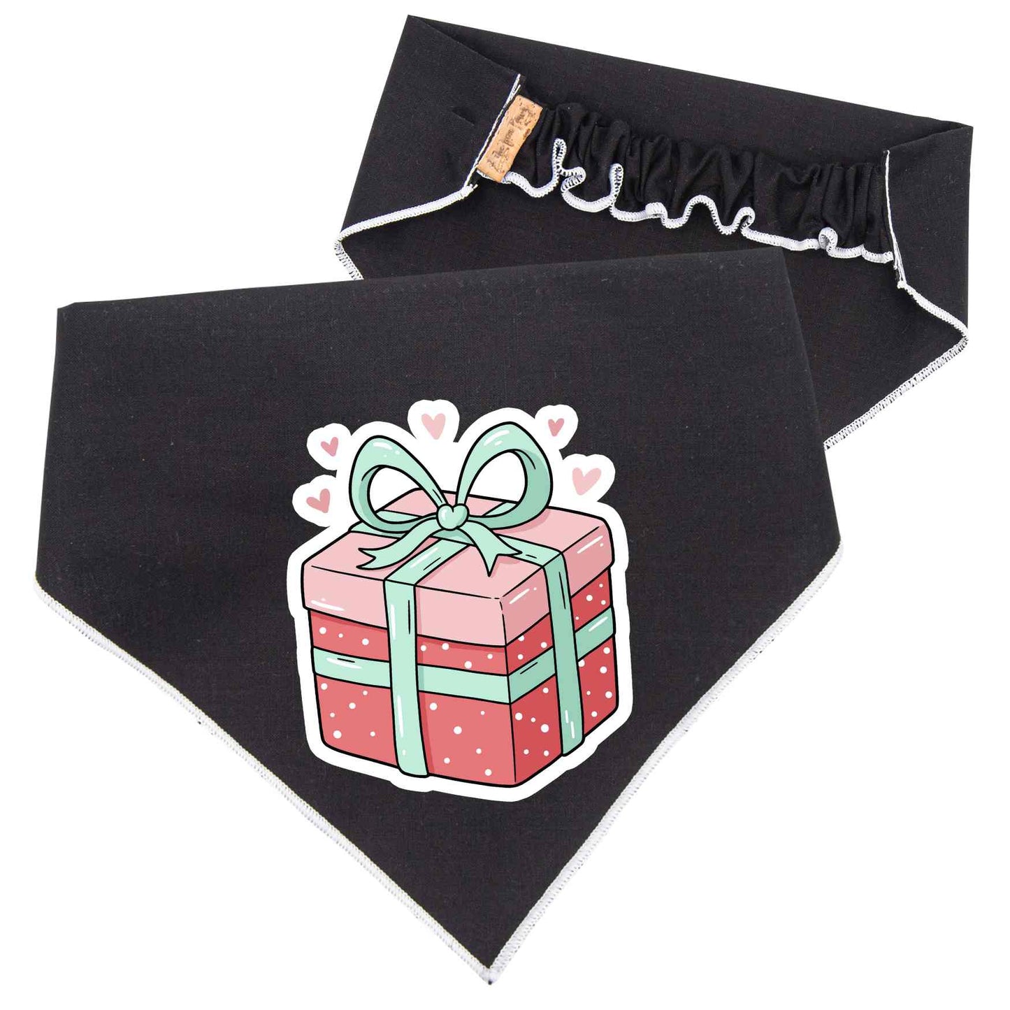 Scrunchie Bandanas Christmas Gift Box Scrunchie Dog Bandana by Life for Pawz – Handmade for pets
