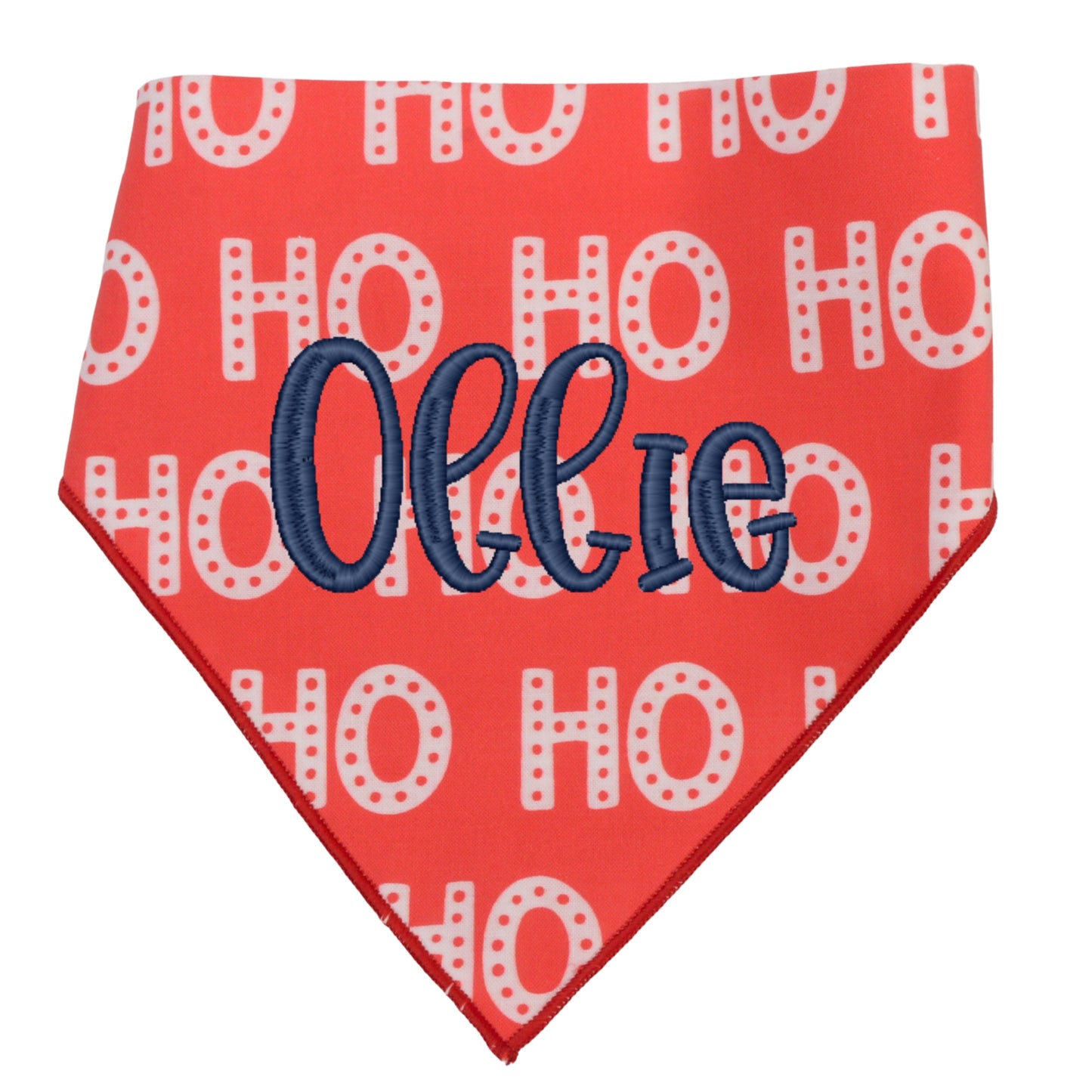 Scrunchie Bandanas Christmas Ho Ho Ho Scrunchie Bandana by Life for Pawz – Handmade for pets