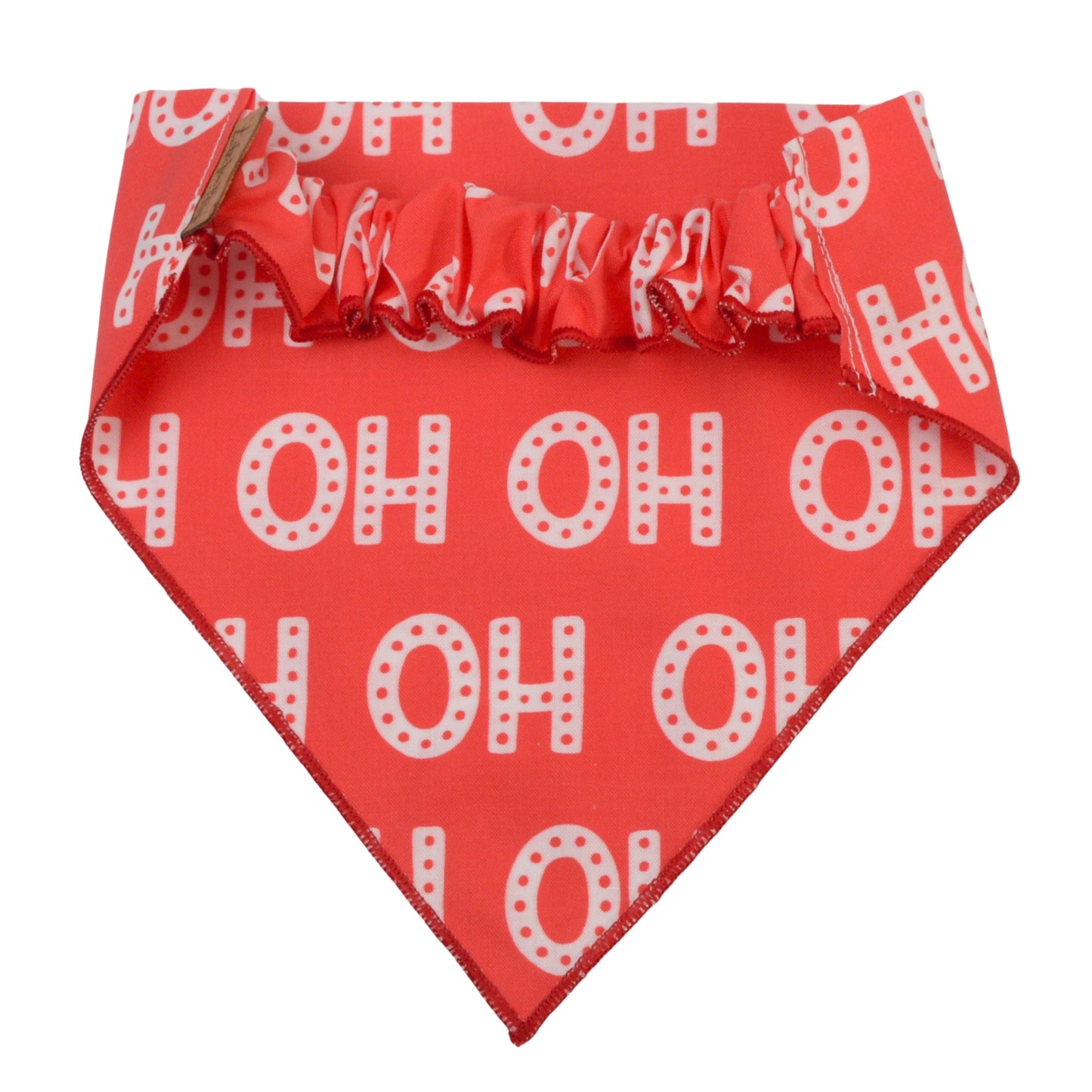 Scrunchie Bandanas Christmas Ho Ho Ho Scrunchie Bandana by Life for Pawz – Handmade for pets