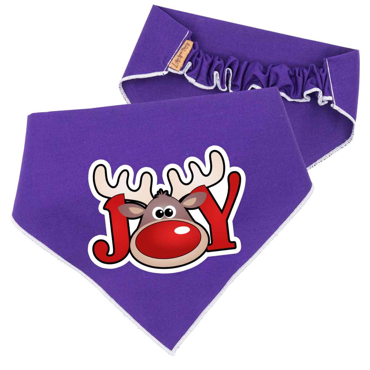 Scrunchie Bandanas Reindeer Joy Scrunchie Dog Bandana by Life for Pawz – Handmade for pets