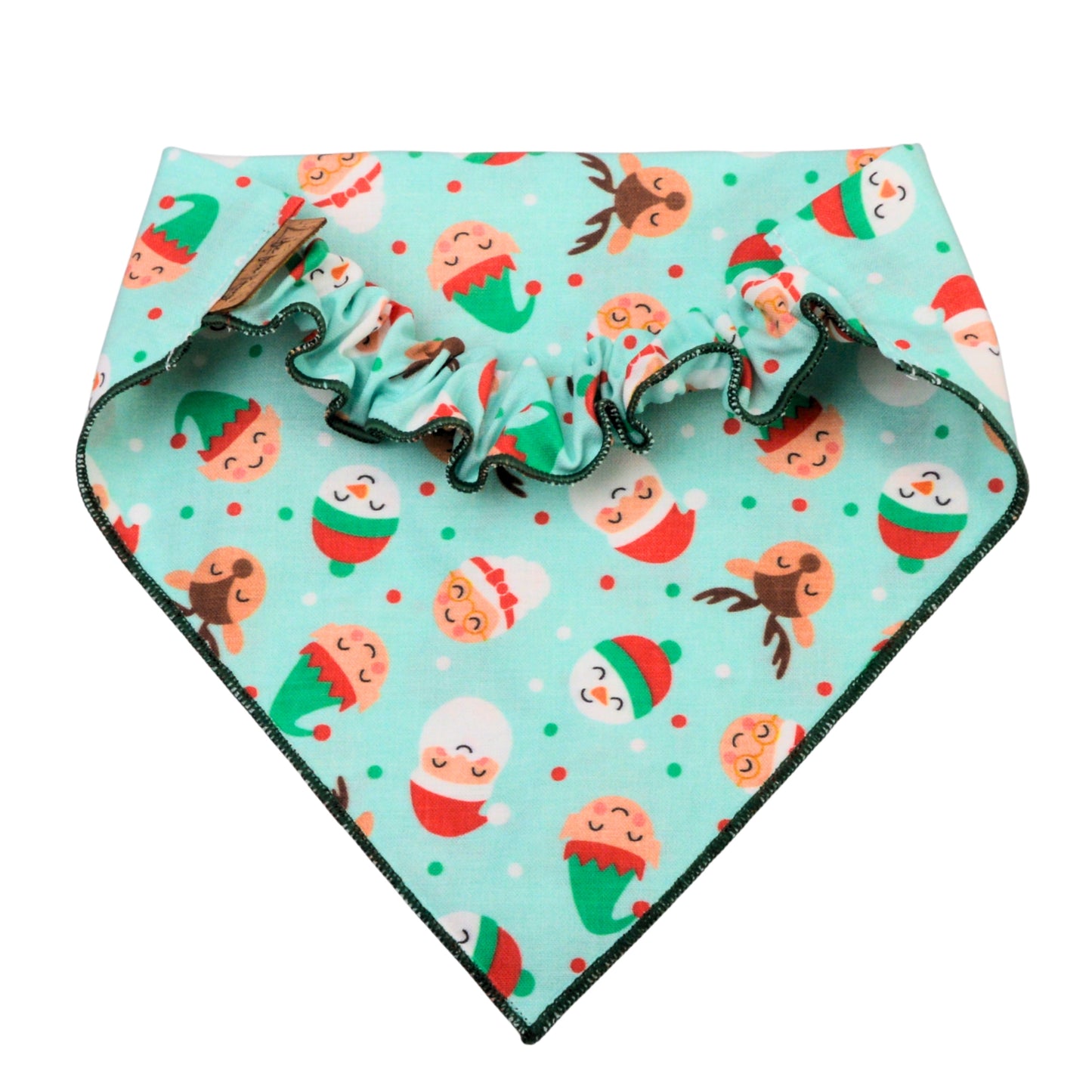 Scrunchie Bandanas Santa Elf Reindeer Scrunchie Bandana by Life for Pawz – Handmade for pets