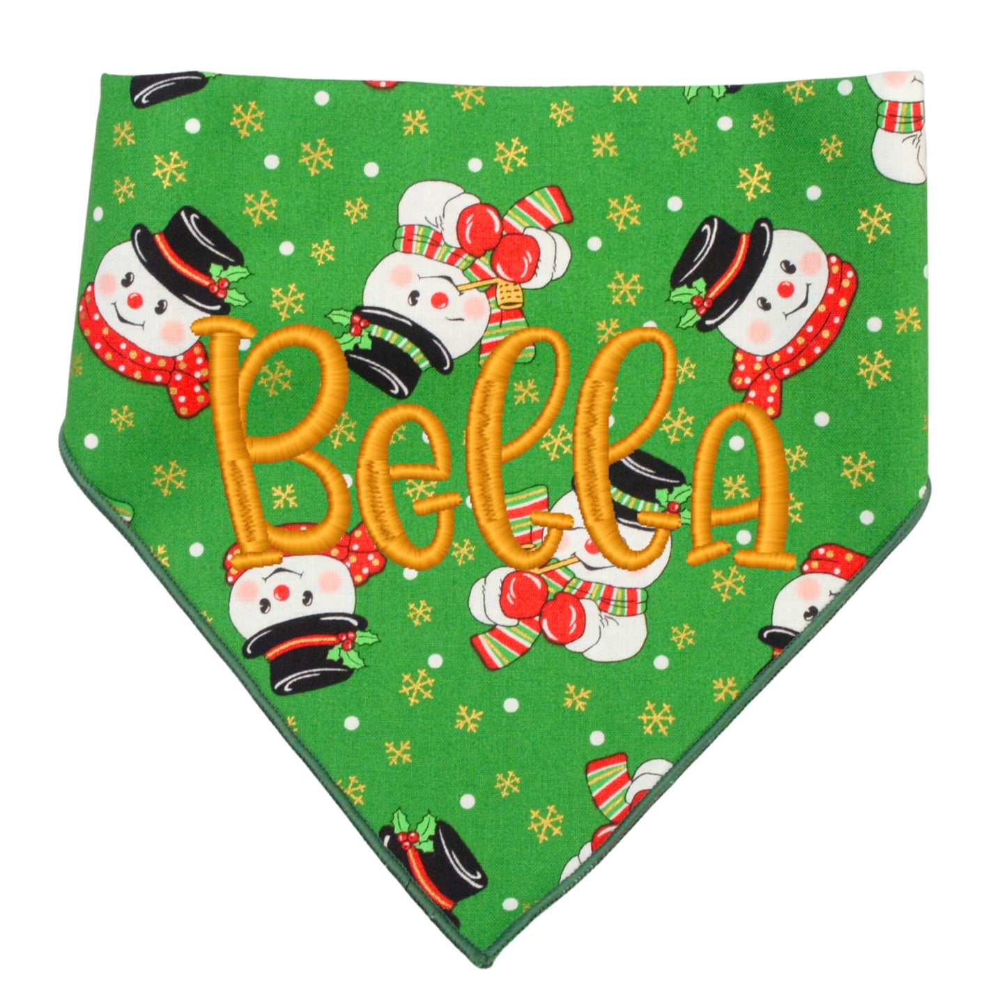 Scrunchie Bandanas Snowman Christmas Bandana by Life for Pawz – Handmade for pets