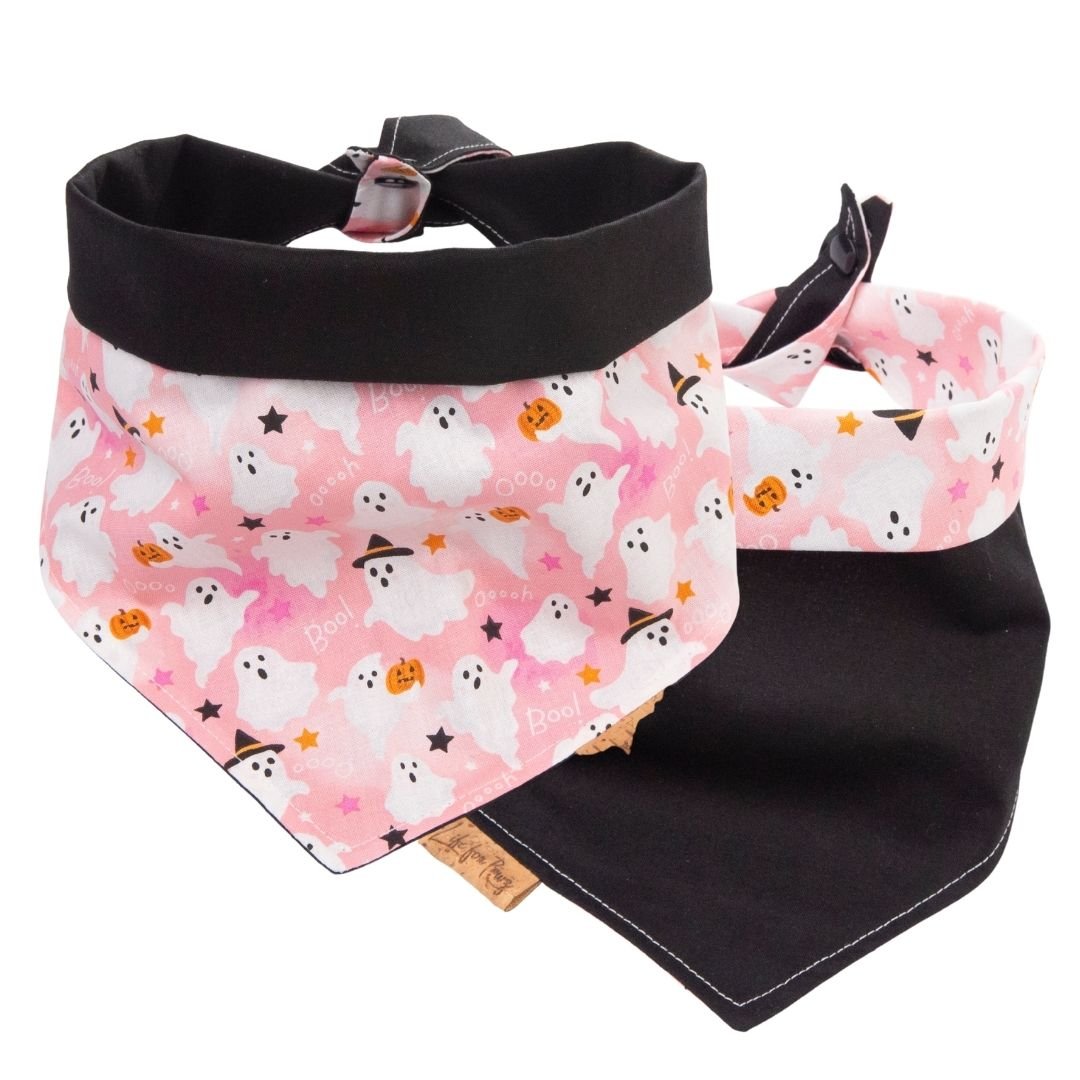 Tie and Snap Boo Crew by Life for Pawz – Handmade for pets