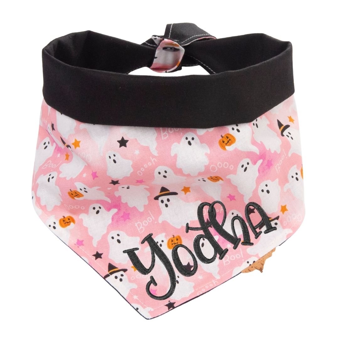 Tie and Snap Boo Crew by Life for Pawz – Handmade for pets